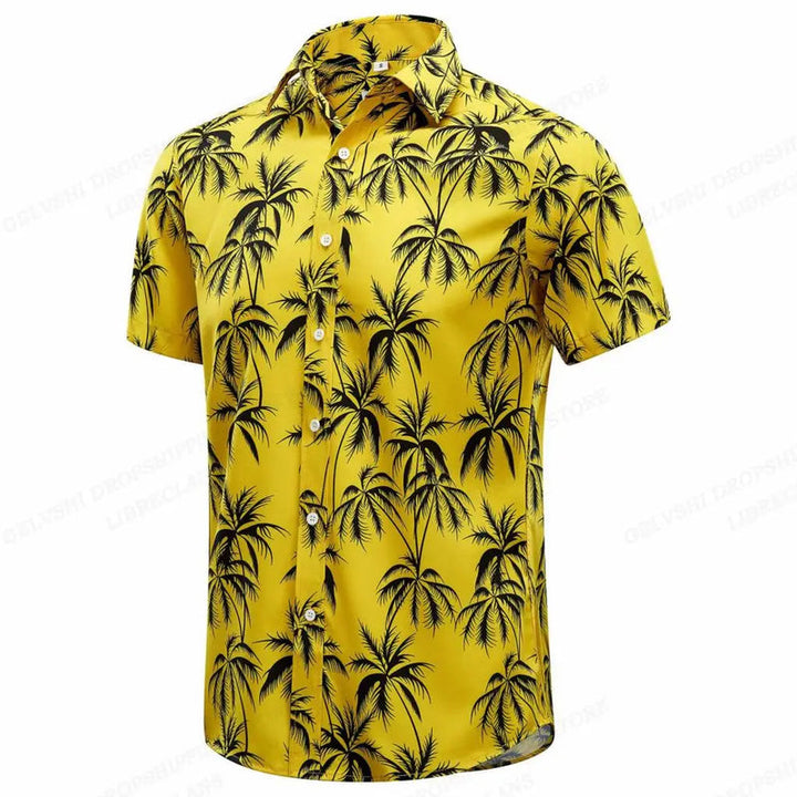 Herr Skjorta | Palmtryck | Somrig look | Sommar