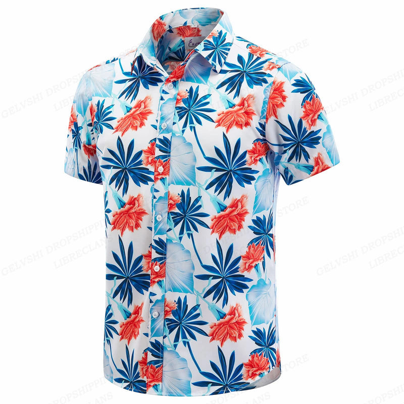 Herr Skjorta | Palmtryck | Somrig look | Sommar