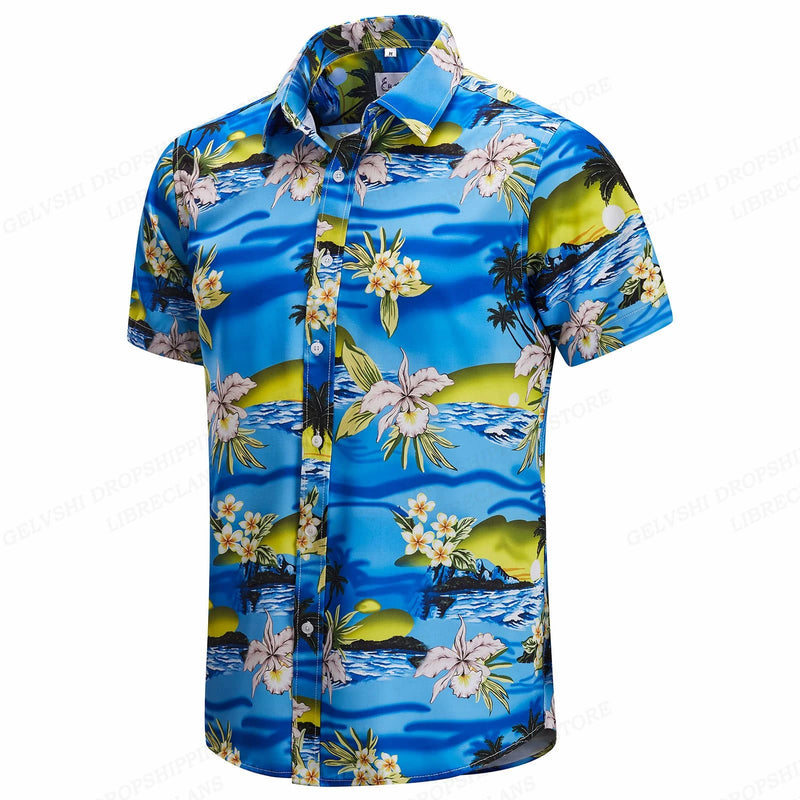 Herr Skjorta | Palmtryck | Somrig look | Sommar