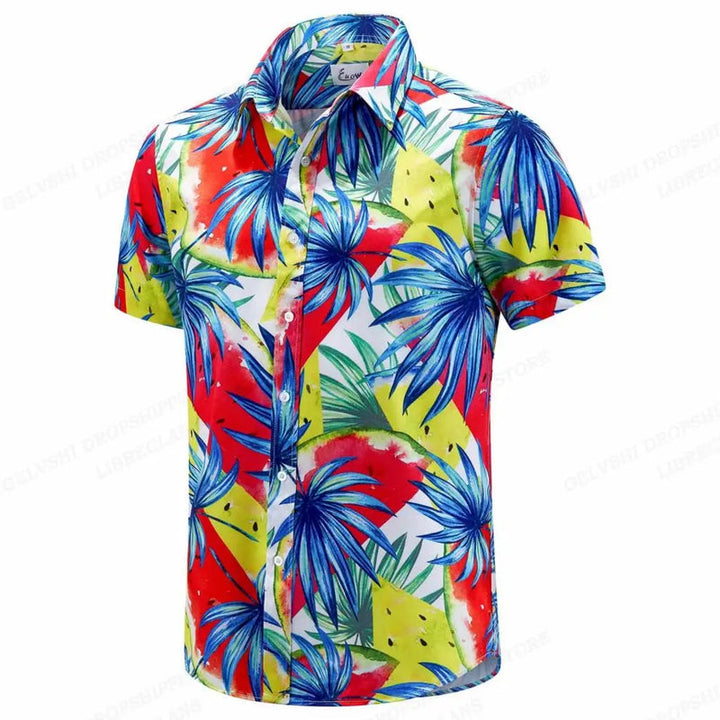 Herr Skjorta | Palmtryck | Somrig look | Sommar
