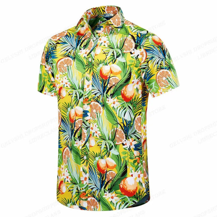 Herr Skjorta | Palmtryck | Somrig look | Sommar