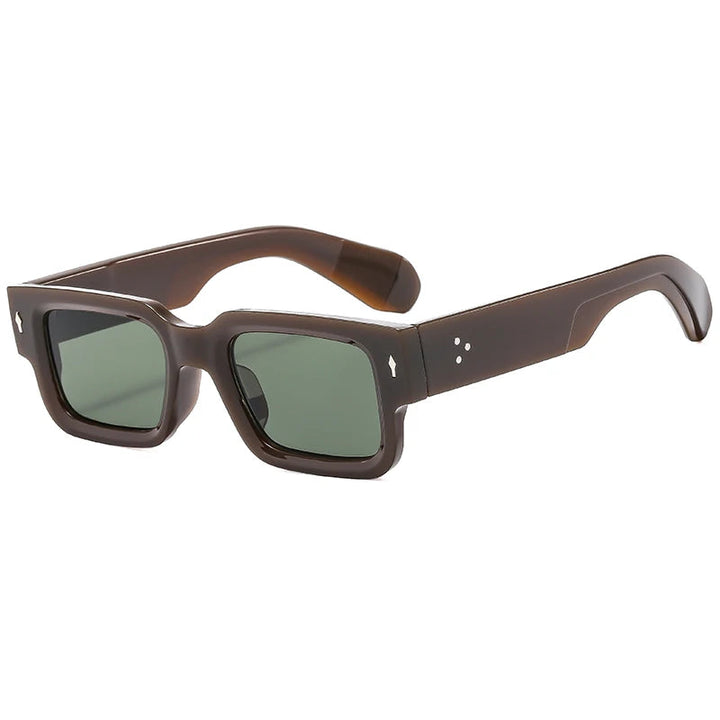 Herr Solglasögon | Modern Båge | Trendiga Glas | Sommar