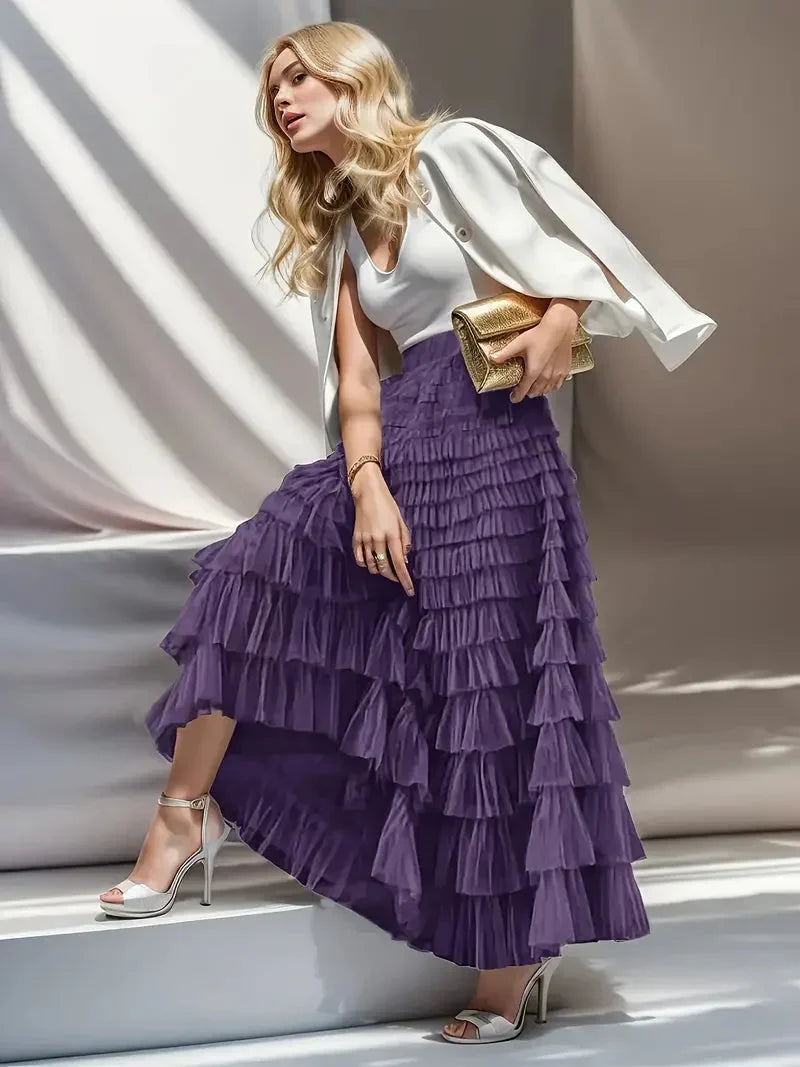 Dam Kjol | Elegant | Volangdesign | Sommar