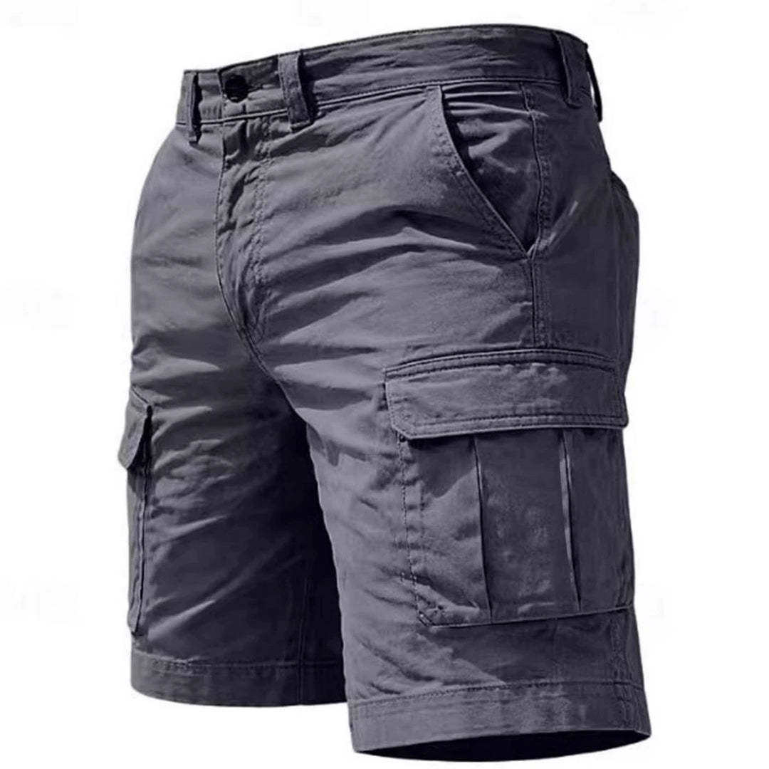 Herr Cargo Shorts | Straight | Funktionella Fickor | Sommar