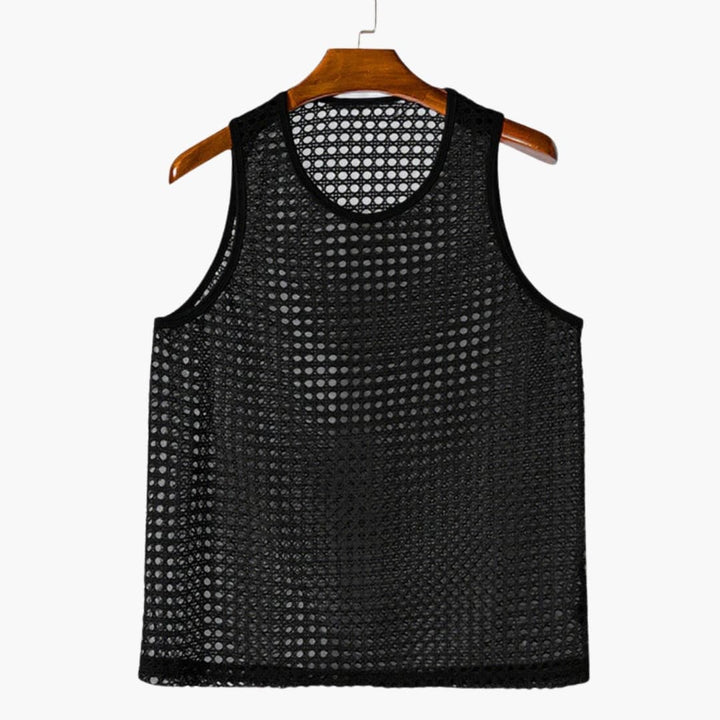 Herr Linne | Avslappnad | Ärmlös Design | Sommar