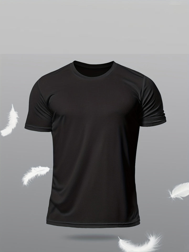Herr-T-shirt | Slim fit | Rund hals | Sommar