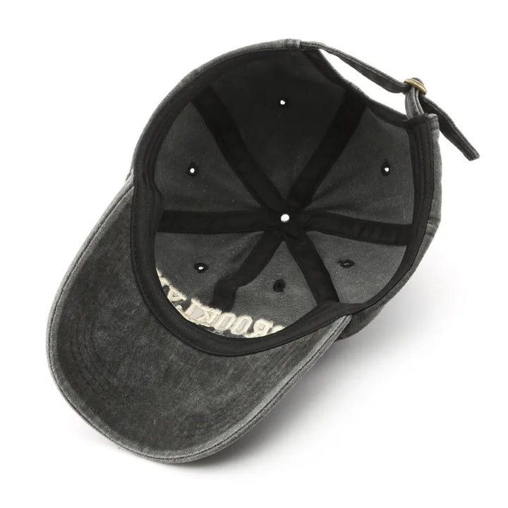 Baseballkeps för kvinnor | Justerbar passform | Broderad | Bomstickad struktur | Trendy streetstil