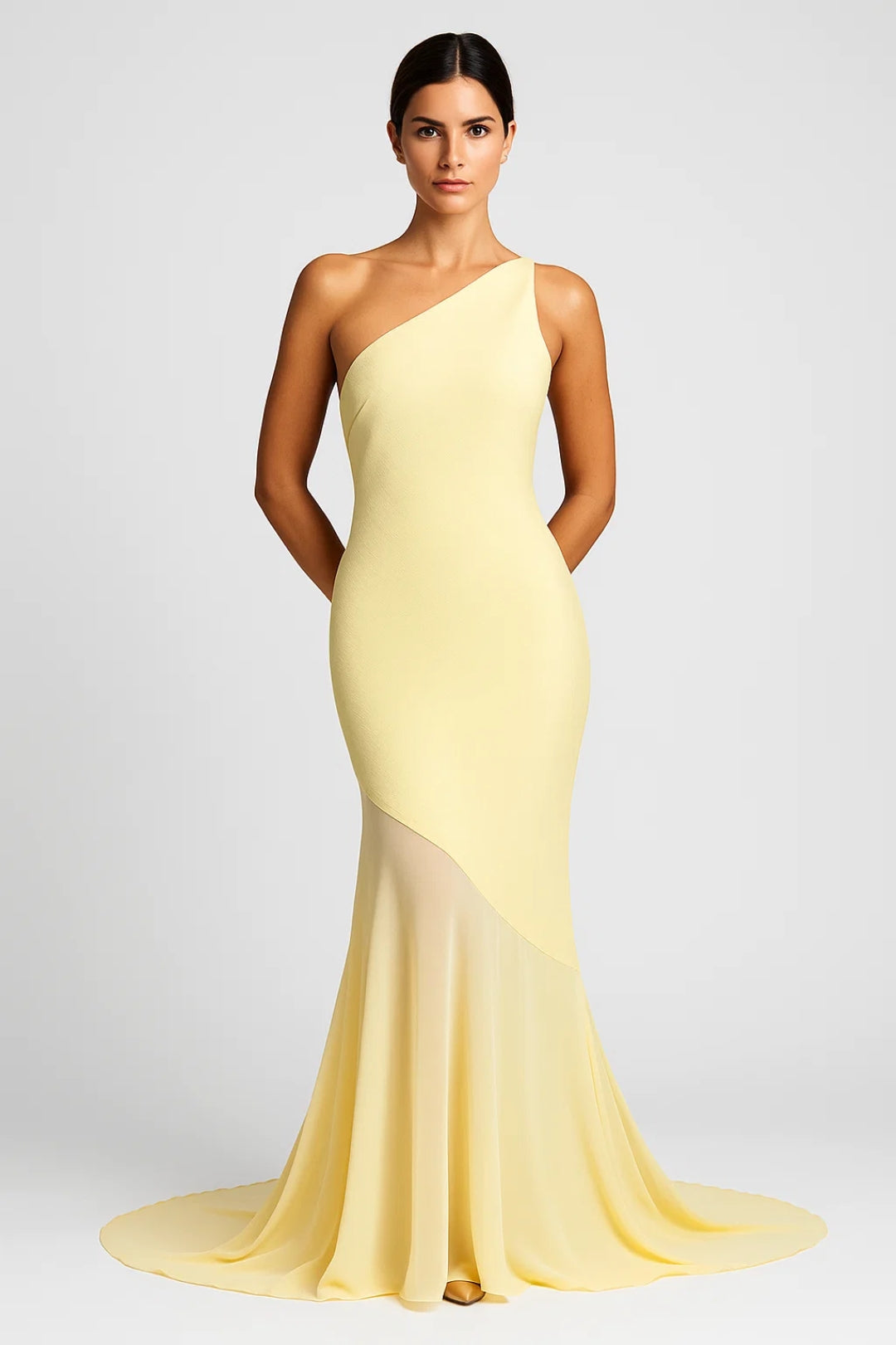 Dam Klänning | Elegant Figurnära | One Shoulder | Sommar