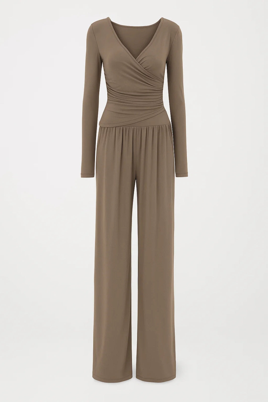 Dam Set | Elegant Vida Byxor | Lång Ärm | Sommar