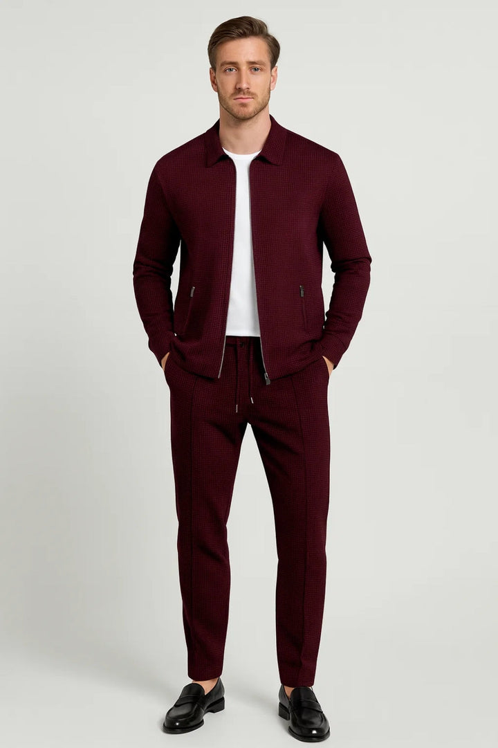 Herr Set | Elegant Slimfit | Dragkedja | Komfort
