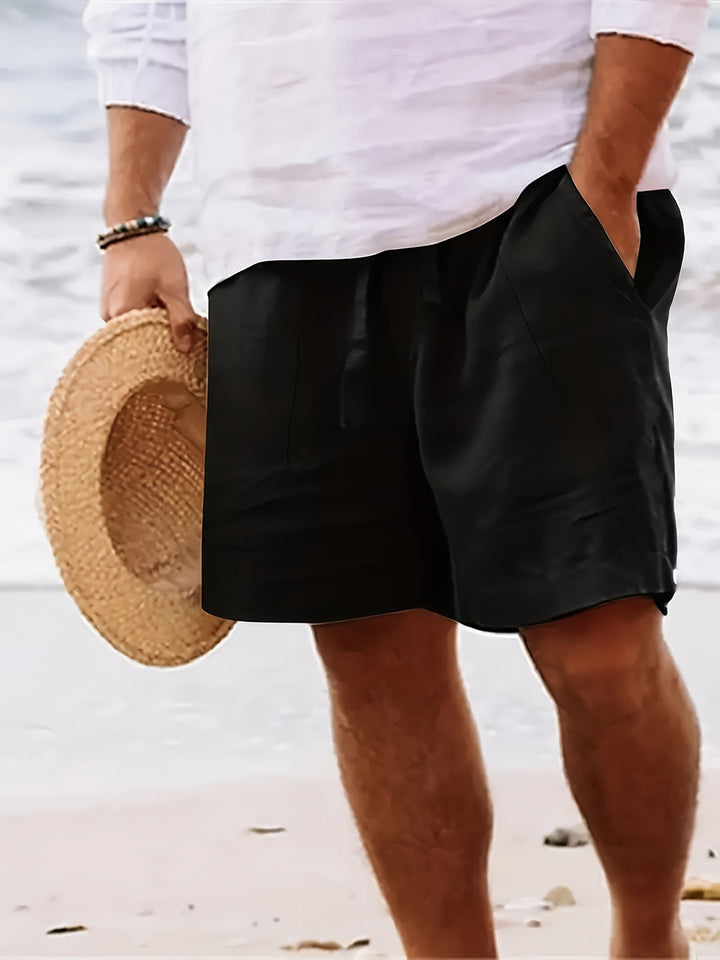 Herr Shorts | Relaxed Fit | Elastisk Midja | Sommar