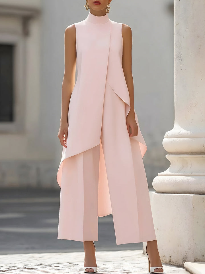 Dam Jumpsuit Bred Ben - Elegant Monokrom
