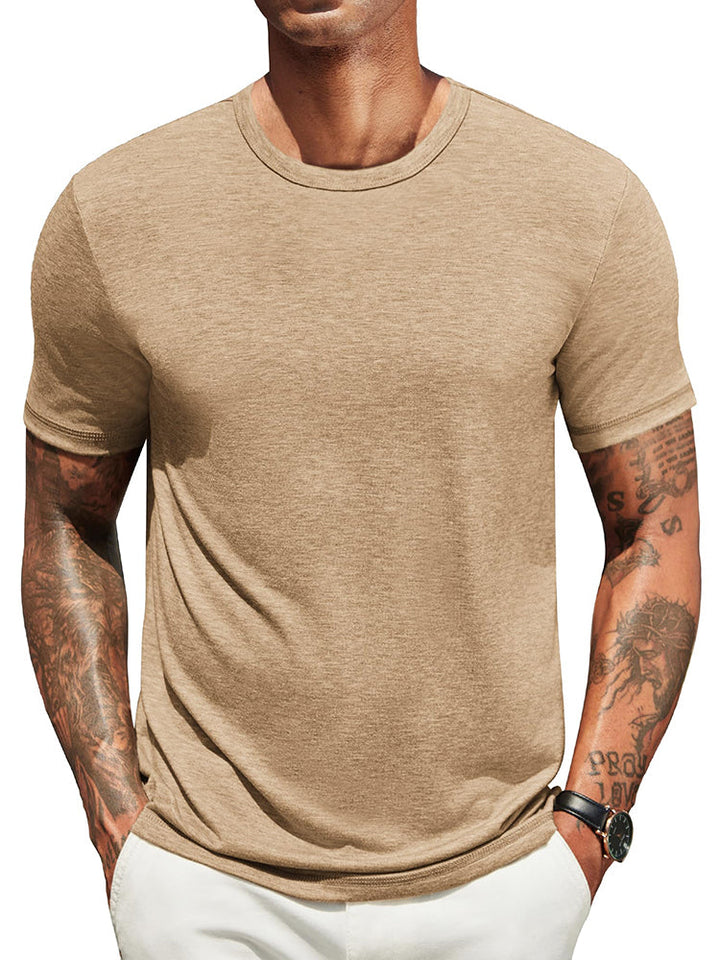 Herr Klassisk T-shirt - Bekväm Vardagsstil