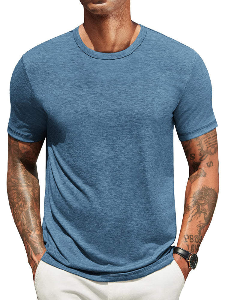 Herr Klassisk T-shirt - Bekväm Vardagsstil