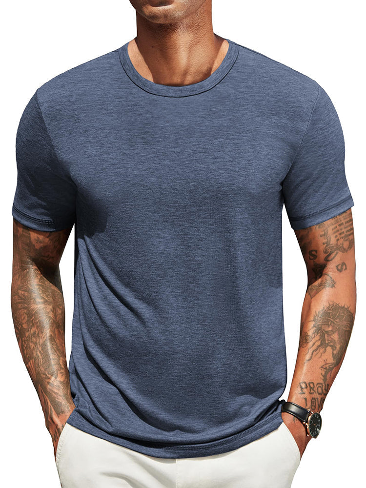 Herr Klassisk T-shirt - Bekväm Vardagsstil