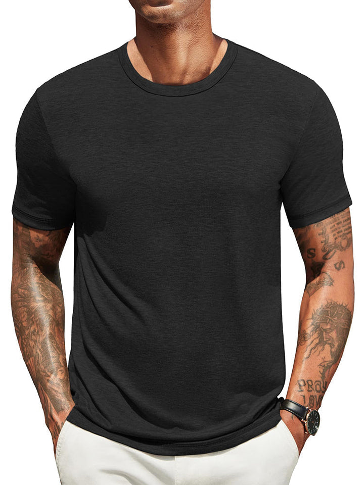 Herr Klassisk T-shirt - Bekväm Vardagsstil