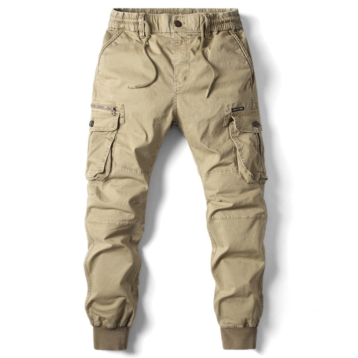 Herr Relaxed Fit Cargo Joggbyxor - Funktionell Stil