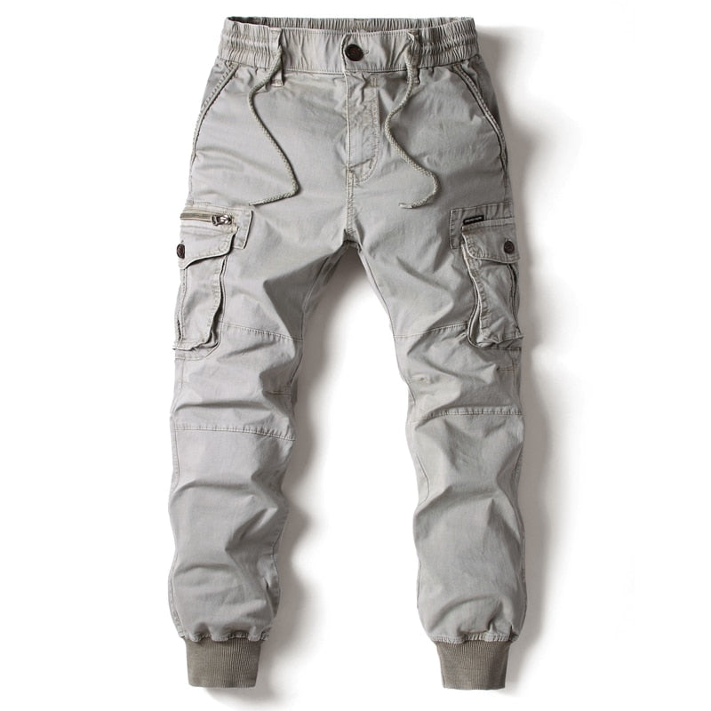 Herr Relaxed Fit Cargo Joggbyxor - Funktionell Stil