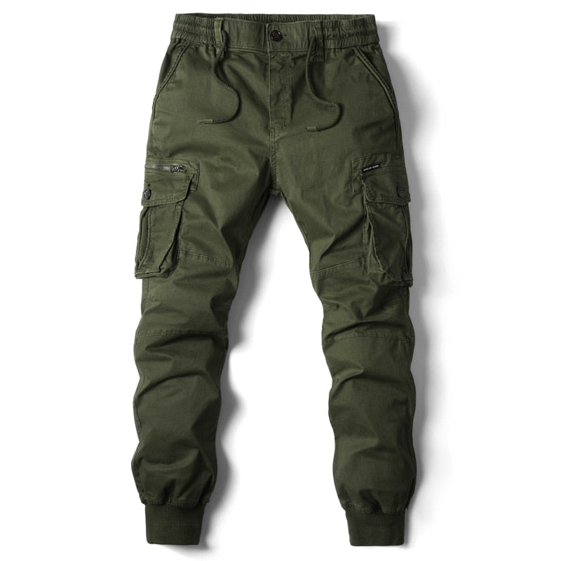 Herr Relaxed Fit Cargo Joggbyxor - Funktionell Stil