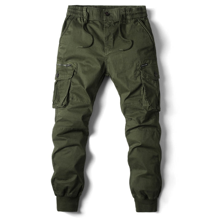 Herr Relaxed Fit Cargo Joggbyxor - Funktionell Stil
