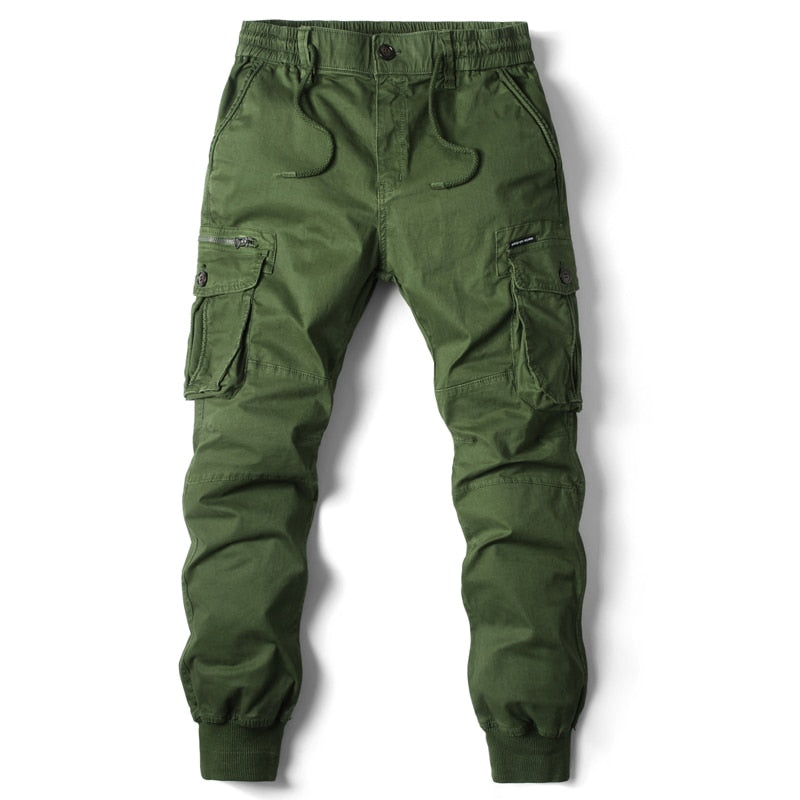 Herr Relaxed Fit Cargo Joggbyxor - Funktionell Stil