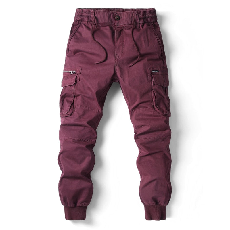Herr Relaxed Fit Cargo Joggbyxor - Funktionell Stil