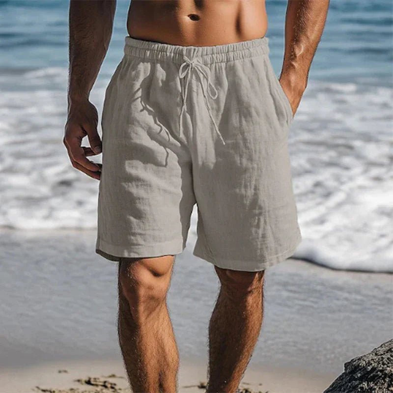 Herr Snabbtorkande Badshorts - Klassisk strandstil