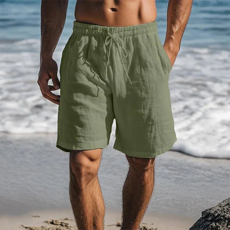 Herr Snabbtorkande Badshorts - Klassisk strandstil