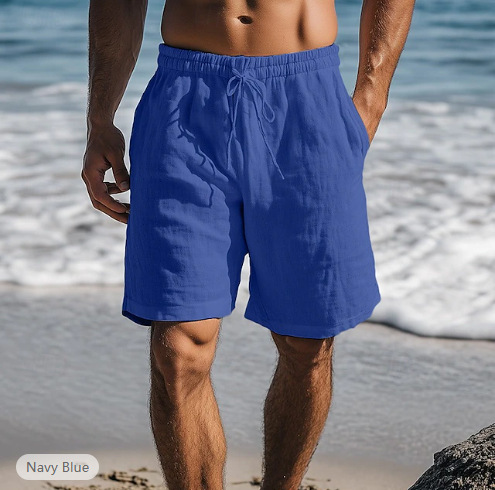 Herr Snabbtorkande Badshorts - Klassisk strandstil