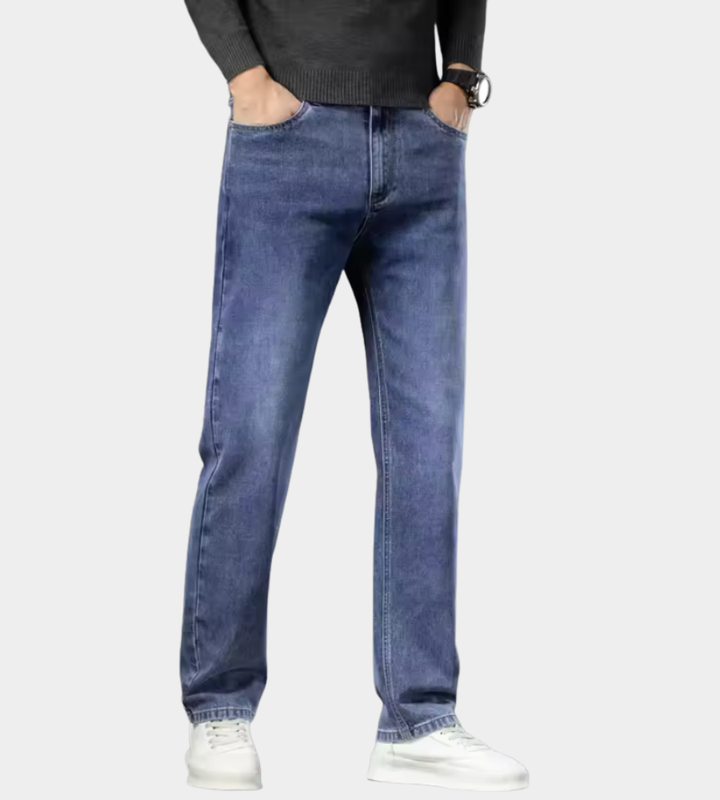 Herr Stretch Jeans - Klassisk Mörkblå